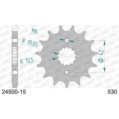 Tandwiel Afam 530 15 dents
