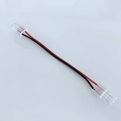 Dubbele Connector voor LED SMD 8mm strip IP44 - Kunststof - SILUMEN
