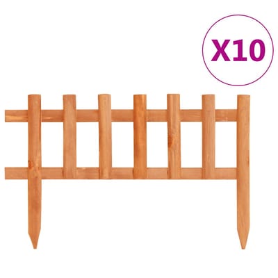 vidaXL - Gazonranden - 10 - st - 4,4 - m - vurenhout