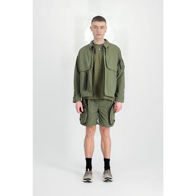 Alpha Industries Utility Shirt Uv Sage-green Size: M | Light Jackets Outlet | Heren | Groen