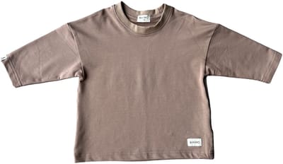 BAKIMO Oversized Longsleeve Taupe 74/80