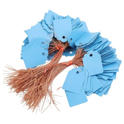 Zeynomax - Plant Labels - Plastic Plant Labels - Ideaal voor Tuinieren - Blauw - Hangende Bloem Labels - Voor Potten en Zaadbakken