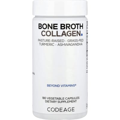 Codeage, Bottenbouillon Collageen, 180 Capsules