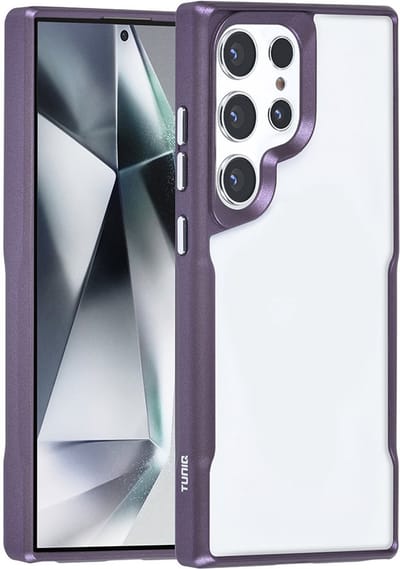 TUNIQ telefoonhoesje voor Samsung Galaxy S24 Ultra - Siliconen backcover - Paars