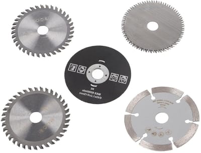 MK Stoer - Zaagblad Circulaire 5 stuks - Accessoires Snijgereedschap - Mini - Binnendiameter 85 mm - Geschikt voor Accuzagen - 15 mm - Snijgereedschap