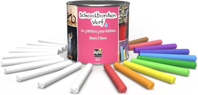 MagPaint Schoolbordenverf - Roze - 500ml (5m²) - Inclusief 20 Krijtjes