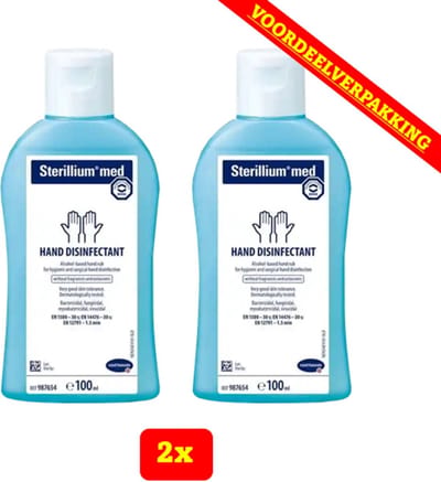 Hartmann Sterillium® med handdesinfectant - 2 x 100ml voordeelverpakking