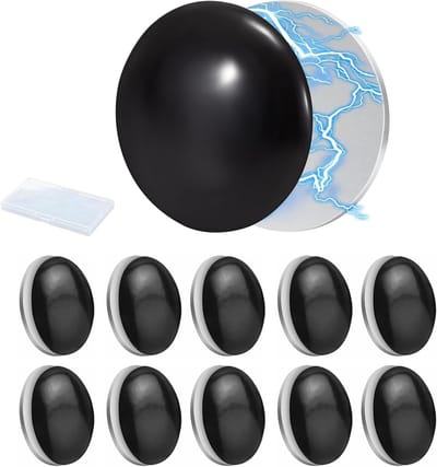 Ronde Magnetische Gewichten voor Douchegordijnen en Tafelkleden - 10 Paar van 4 cm voor Stabiliteit en Functionaliteit