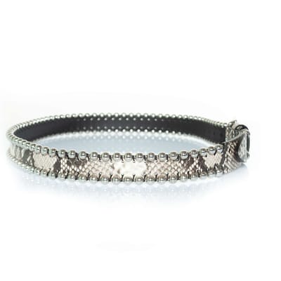 Isabel Marant, Zap-riem met studs en slangenprint