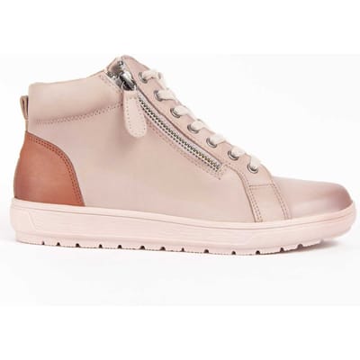 Botín Casual De Piel Para Mujer.  Purapiel  Botilina  99464 36 wit
