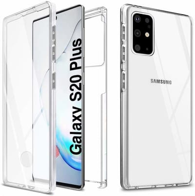 Hoesje Geschikt Voor Samsung Galaxy S20 Plus Hoesje 360° TPU 2 in 1 Case Transparant