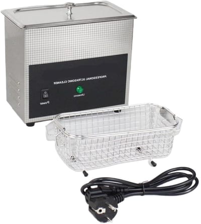 Ultrasoonreiniger - Schoonmaakapparaat - Sieraden Reinigen - 60W Vermogen - 2L Inhoud - Zilver