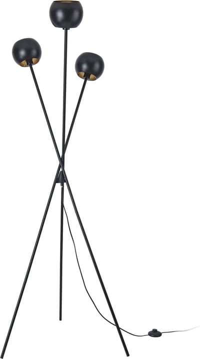 Staande lamp Nykvarn vloerlamp 3xE14 3 fittingen zwarte lamp staand metaal