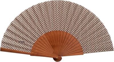 Houten Waaiers - Spaanse Waaiers - Mode Accessoire - Handgemaakt in Spanje - 23 cm - Bruin