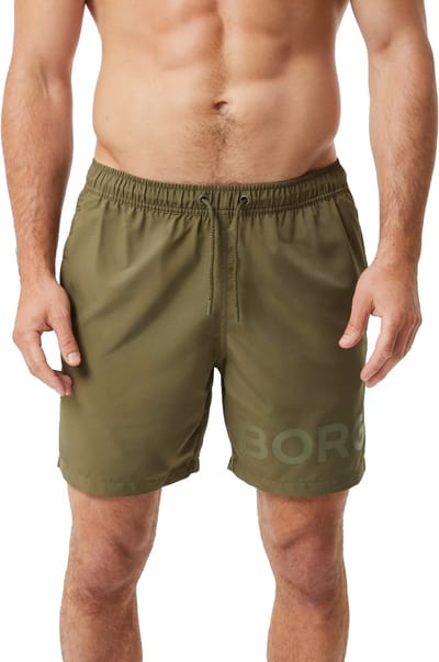 Bjorn Borg Zwembroek Army Groen Maat XL - Heren