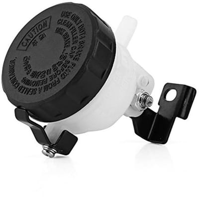 Dailygoods- Remreservoir Universeel - Remvloeistofreservoir - Motorfiets - Hoofdkoppeling - IJzeren Beugel - Duurzaam Kunststof - Oliereservoir