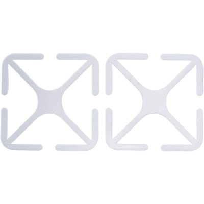 2 Stuks Plantensteel Ondersteuning Acryl Verbeterde Groei Moeiteloos Gebruik Hoge Sterkte Plantensteel Standaard white