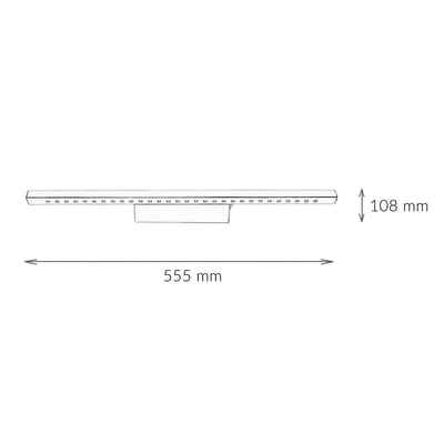Licht-Erlebnisse - Samuel - LED - Wandlamp - 3900K - 750lm - van - Roestvrij staal - in - Messing antik - Wandlamp