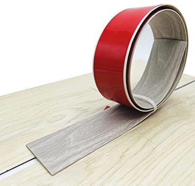 Zelfklevende PVC Afdekstrip - Waterdicht Overgangsprofiel voor Vloeren - Verkrijgbaar in 1/3/10 m