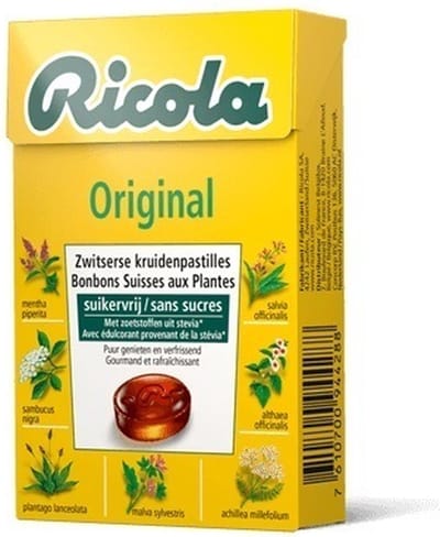 Ricola Original suikervrij doosje (50g)