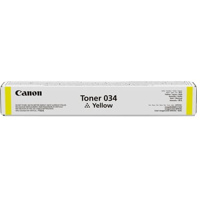 Canon 034 toner cartridge geel (origineel)