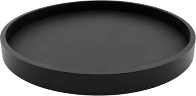Purepeak Kaarsenplateau - Kaarsenbord - Ø 23 cm - Kaarsenhouder - Zwart - Siliconen - Industrieel