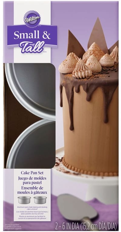 Wilton Small & Tall Bakvorm voor Laagjestaart - Taartvorm - Stapeltaart - Set/2