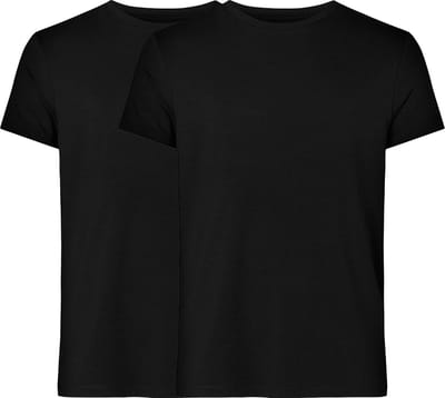 Resteröds Heren onder t-shirts 2 pack Bamboo