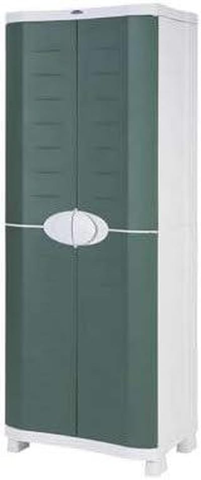 Opbergkast Balkon - Tuinkast - Spullen Opbergen - UV Bestendig - 70x184cm - Groen