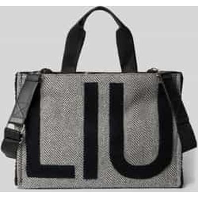 LIU JO shopper schoudertas Check Tote Bag Nero veelkleurig