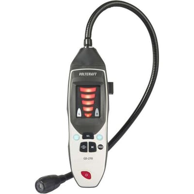 VOLTCRAFT GD-270 Gaslekdetector Methaan, Waterstof, Propaan, Etheen, Ethaan, Hexaan, Benzeen, Iso-butaan, Ethanol, Aceetaldehyde, Formaldehyde,