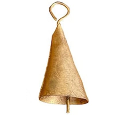 1 Stuk Rustieke Vintage Bel 5cm Indiase Blikken Bel Kerstdecoratie Hangers Koperen Bellen Wandhanger Decoratie Feestdecoraties