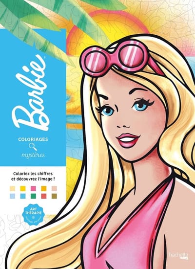 Coloriages Mystères Barbie - Kleuren op nummer kleurboek voor volwassenen - Hachette Heroes