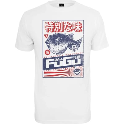 Mister Tee - Fugu Heren T-shirt - XS - Wit