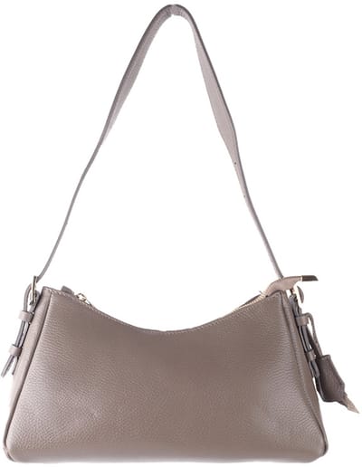 Giuliano lederen schoudertas Carmen - Made in Italy - Taupe
