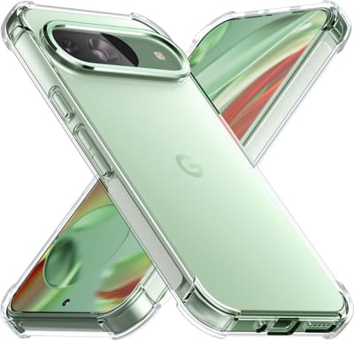 Hoesje voor Googe Pixel 9 / 9 pro backcover Shockproof siliconen Transparant