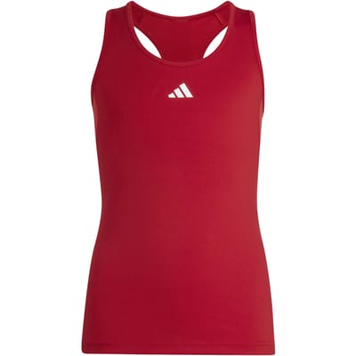 Adidas Techfit Mouwloos T-shirt Rood 11-12 Years Meisje