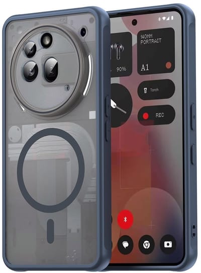 Dailygoods- Telefoonhoes Schokbestendig - Magnetisch - Ultradun - Transparant - Zachte Siliconen - Krasbestendig TPU/PC - Smartphonehoes