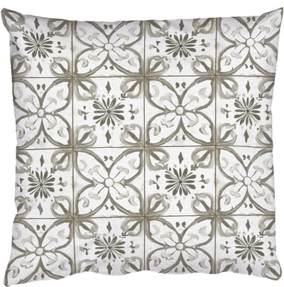Sierkussens - Kussentjes Woonkamer - 50x50 cm - Antiek - Tegel - Beige