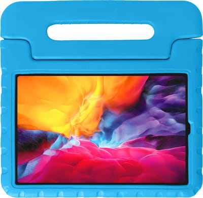 Hoesje - Geschikt voor Apple iPad Pro (2022) - 11 inch - 4e generatie - Kinderhoes Shockproof Bumper - Kidsproof Case - Tablet Hoes - Kinder Hoes Cover - Blauw