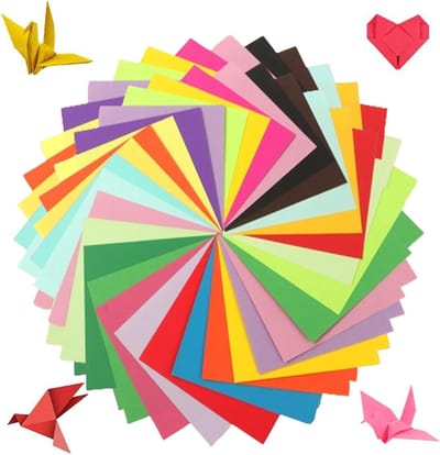 Kleurige Dubbelzijdige Origami Vouwpapieren voor DIY Kunst en Knutselprojecten - 200 Vellen in 20 Kleuren voor Kinderen en Volwassenen