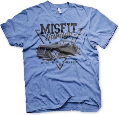 Misfit Garage Heren Tshirt -S- Since 2014 Blauw