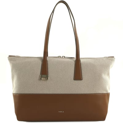 FURLA schoudertas shopper Olivia Tote Toni Cognac beige