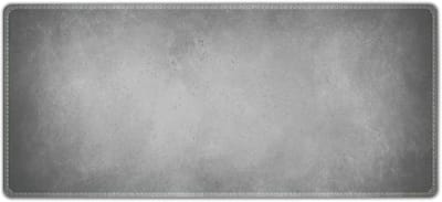 Monsters Muismat 90 x 40 cm, Stoffen Mouse Pad, Grijs, anti-slip & stil - gaming, kantoor, thuiskantoor, Mousepad afwasbaar, oprolbaar, gestikt/Genaaide Rand