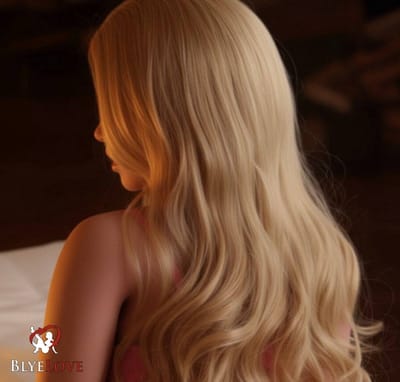 Sekspop Pruik Blond voor Love Doll Masturbator Sexpop