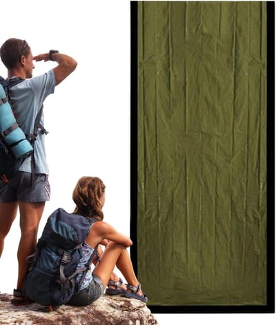Slaapzak - Nachttas - Outdoor avonturen - Warmte-isolerende laag - 266 x 91 cm - Groen