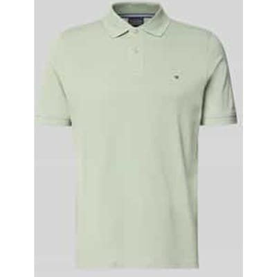 regular fit poloshirt met stitching