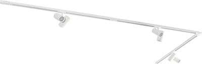 QAZQA iconic - Moderne Spot railsysteem verlichting, railverlichting geschikt voor led - 6 lichts - L 320 cm - Wit - Woonkamer | Slaapkamer | Keuken