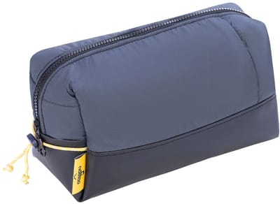 NOMAD® x Fraenck Etui | Donkerblauw | Upcycled Toilettas of Accessoire | Etui gemaakt van Slaapzak & Bannerdoek | Uniek & Duurzaam