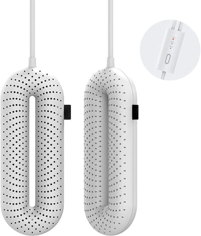 QORA® Schoenendroger - Schoenendroger electrische - Schoenendrogers - Wit - ‎17cm x 8cm x 3cm
